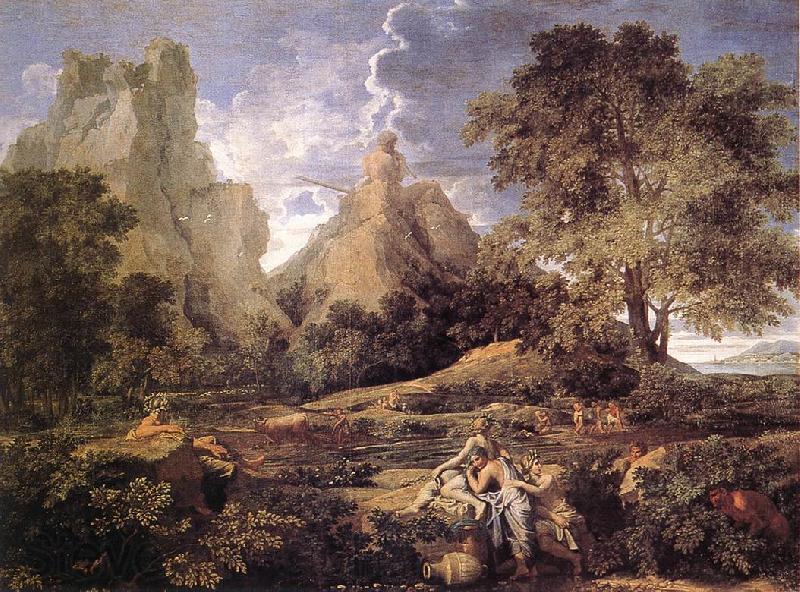 Nicolas Poussin Landscape with Polyphemus Spain oil painting art